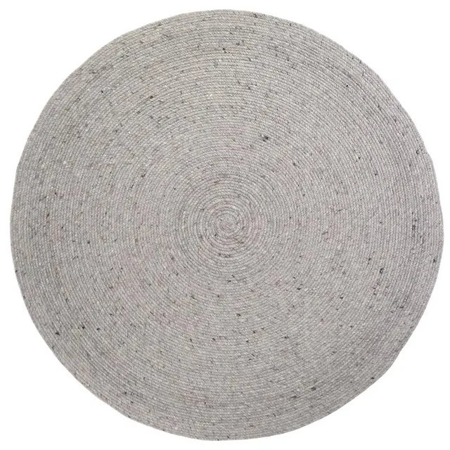 nattiot-neethu-gris-l-tapis-rond-laine-feutr-e image 1