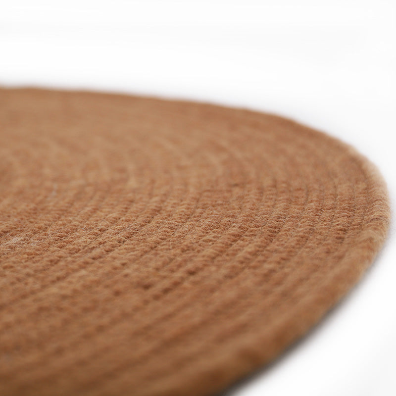nattiot-neethu-toffee-l-tapis-rond-laine-feutr-e-fait-main image 2
