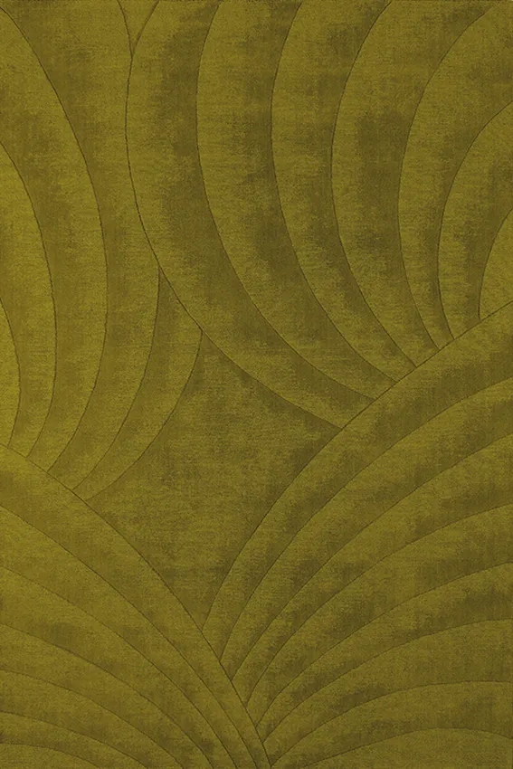 toulemonde-bochart-volute-tapis-vert-laine-boucl-e-tiss-main image 1