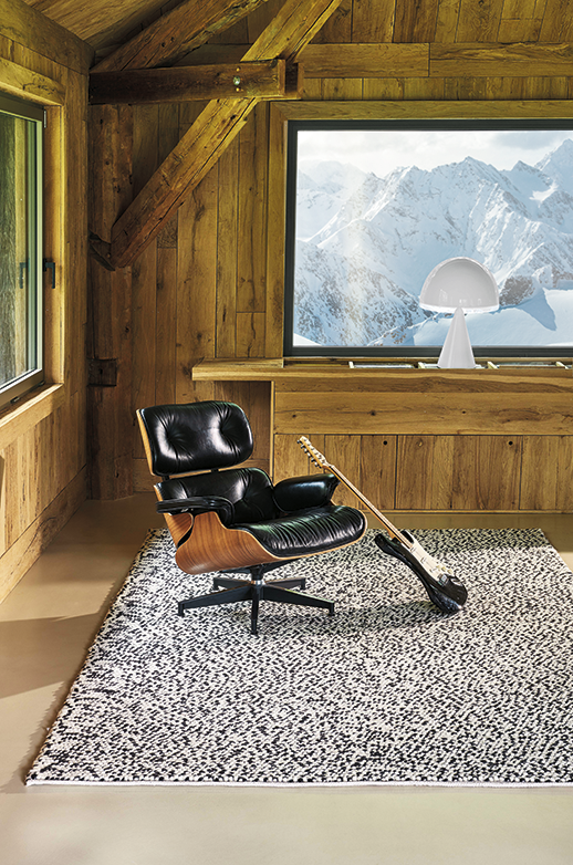 toulemonde-bochart-serac-tapis-noir-blanc-laine-tuft-main image 3