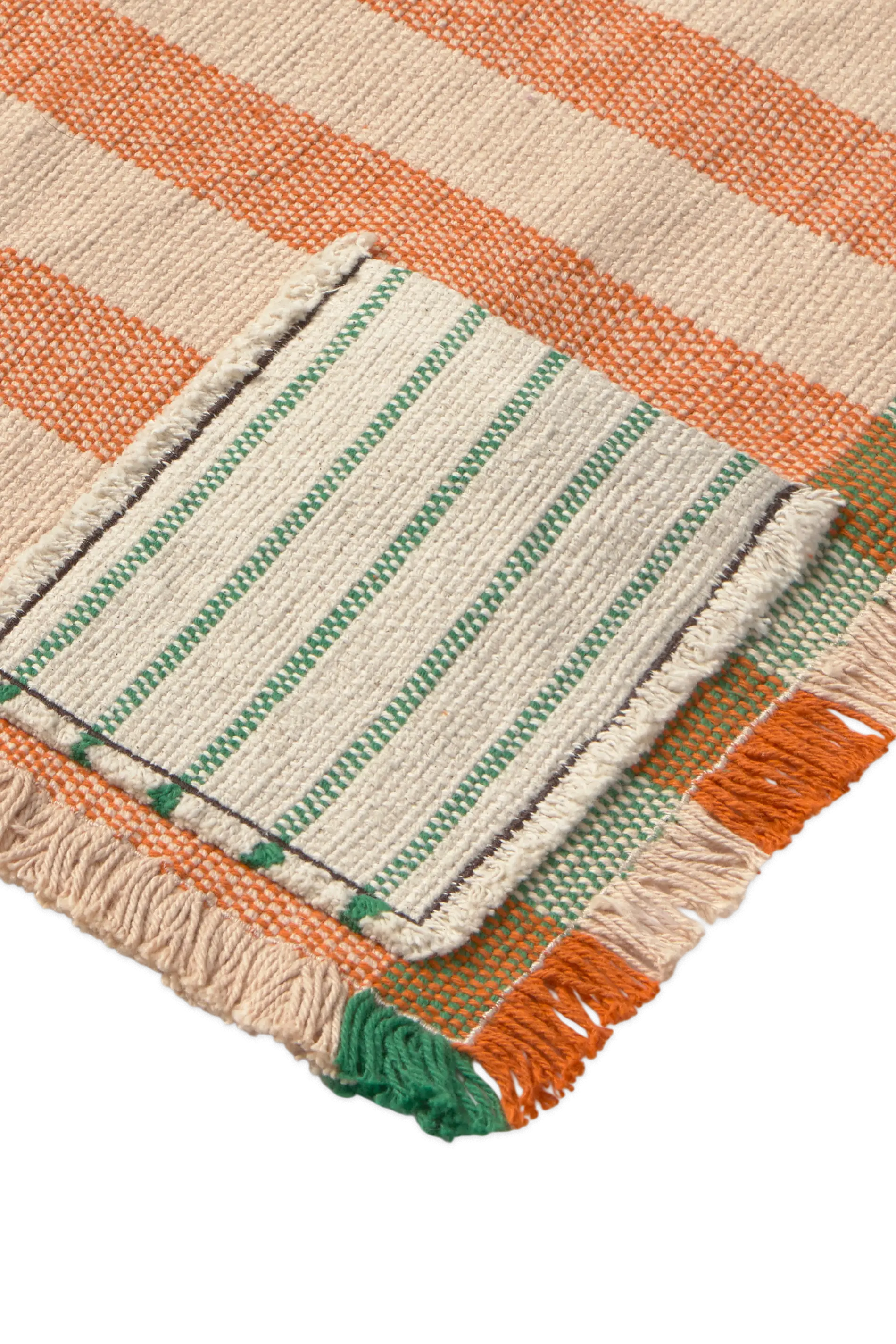 lorena-canals-pack-2-sets-de-table-handloom-avec-poche-terracotta image 4
