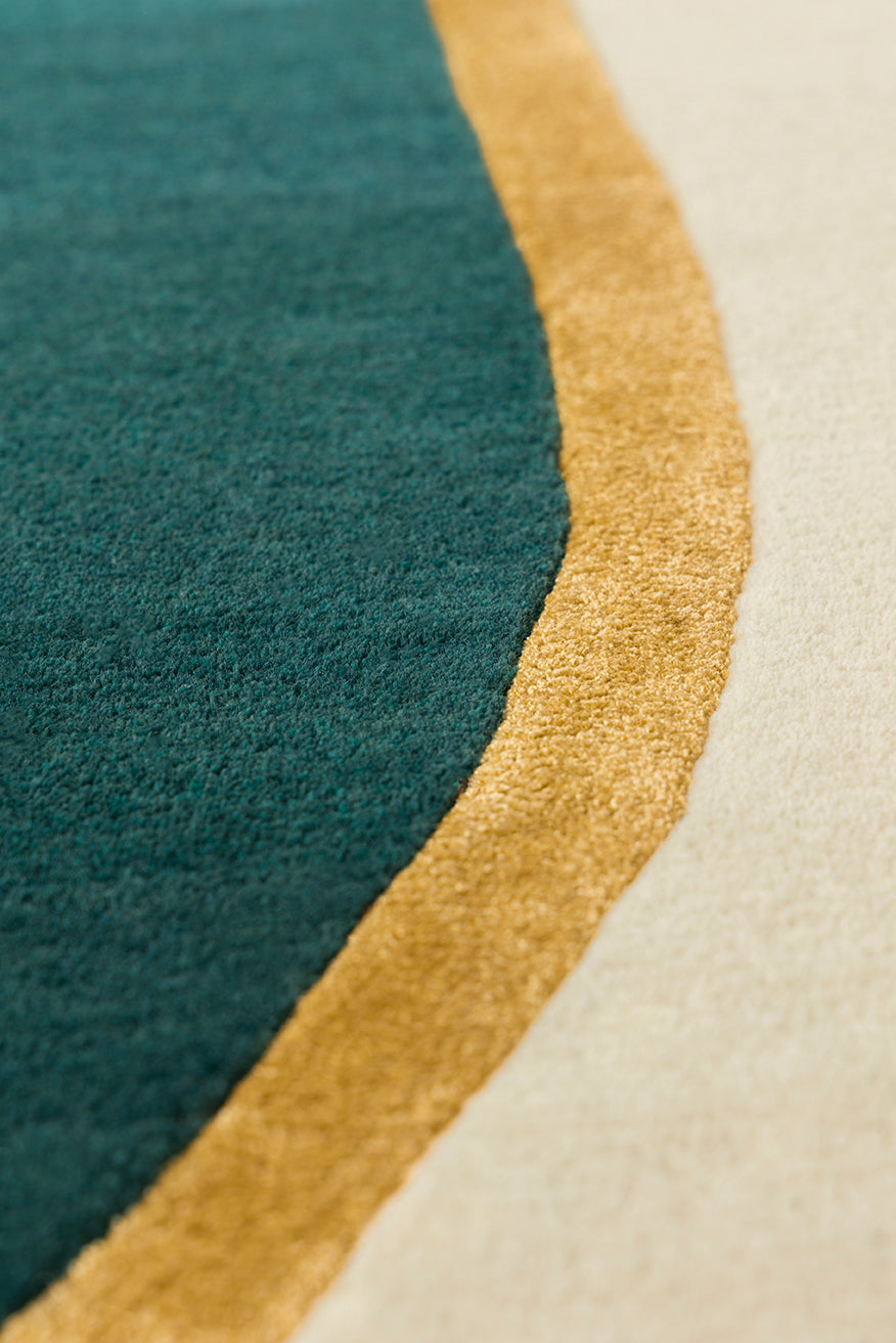 toulemonde-bochart-persia-tapis-vert-meraude-en-laine-et-soie-v-g-tale image 4