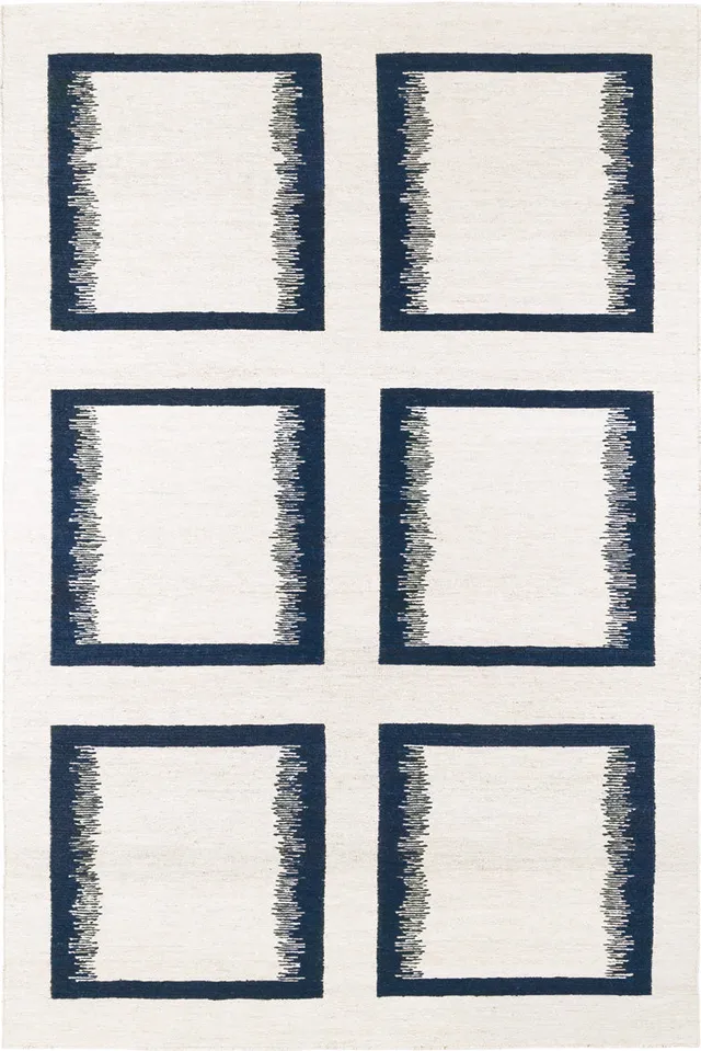 toulemonde-bochart-ciutadella-tapis-bleu-jute-nou-main image 1