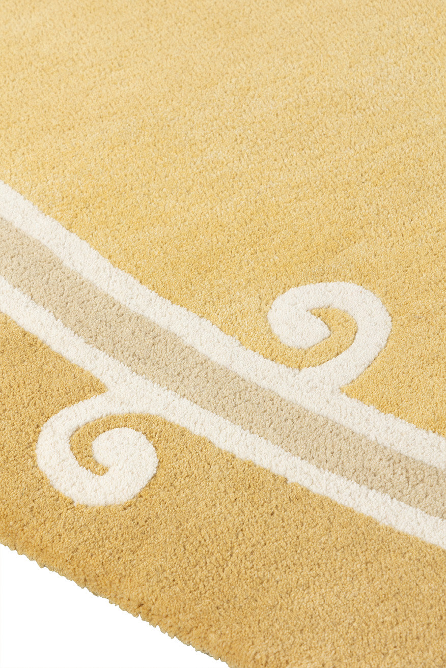 toulemonde-bochart-syracuse-rond-tapis-jaune-laine-230 image 3
