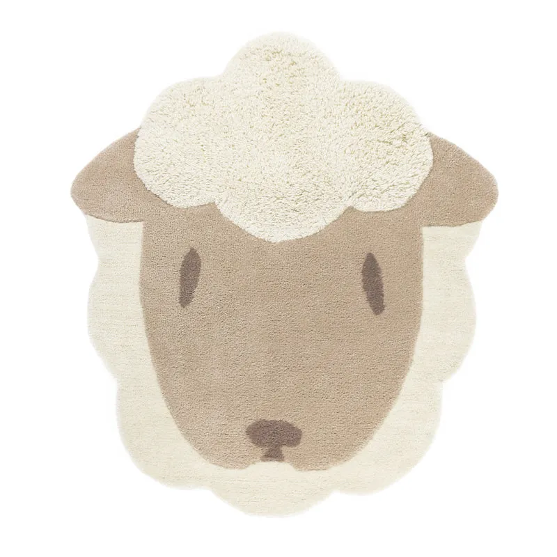 nattiot-lolho-wool-tapis-enfant-petit-mouton-en-laine image 1