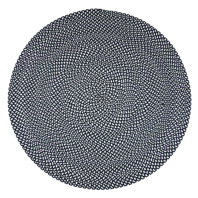 nattiot-allen-tapis-coton-rond-noir-blanc-tress image 1