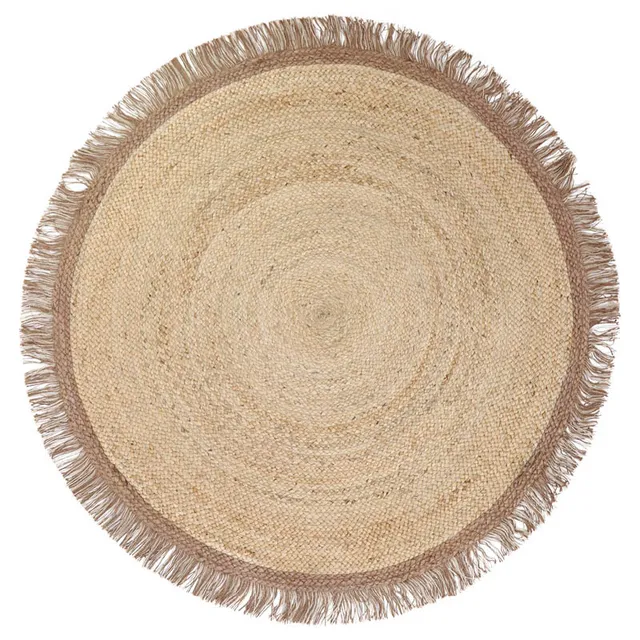 nattiot-thar-tapis-jute-rond-franges image 1