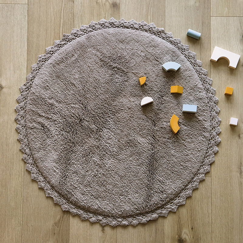 nattiot-perla-gris-tapis-rond-coton-lavable-finition-crochet image 2