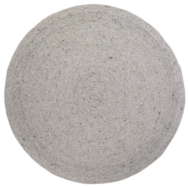 nattiot-neethu-gris-s-tapis-rond-laine-feutr-e image 1
