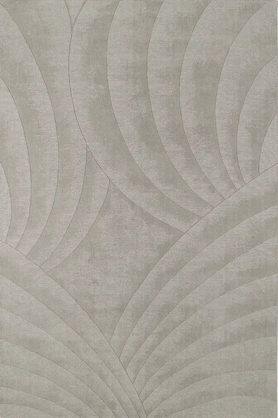 toulemonde-bochart-volute-silver-tapis-gris-laine-boucl-e image 1