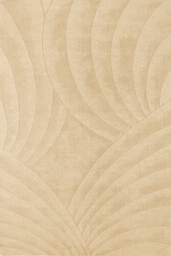 toulemonde-bochart-volute-beige-tapis-en-laine-boucl-e-tiss-main image 1