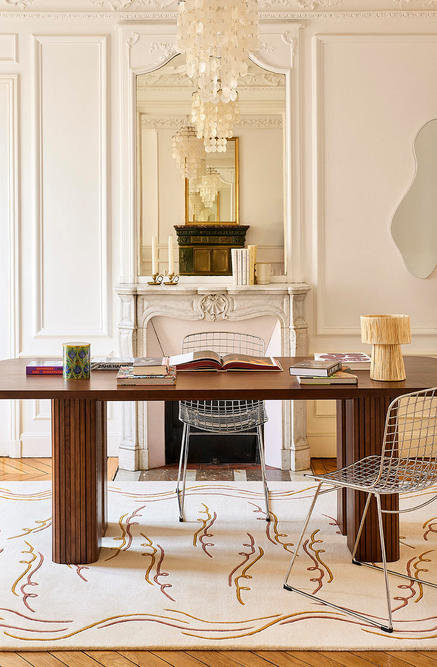 toulemonde-bochart-nazar-cru-brique-tapis-en-laine-tuft-main image 2