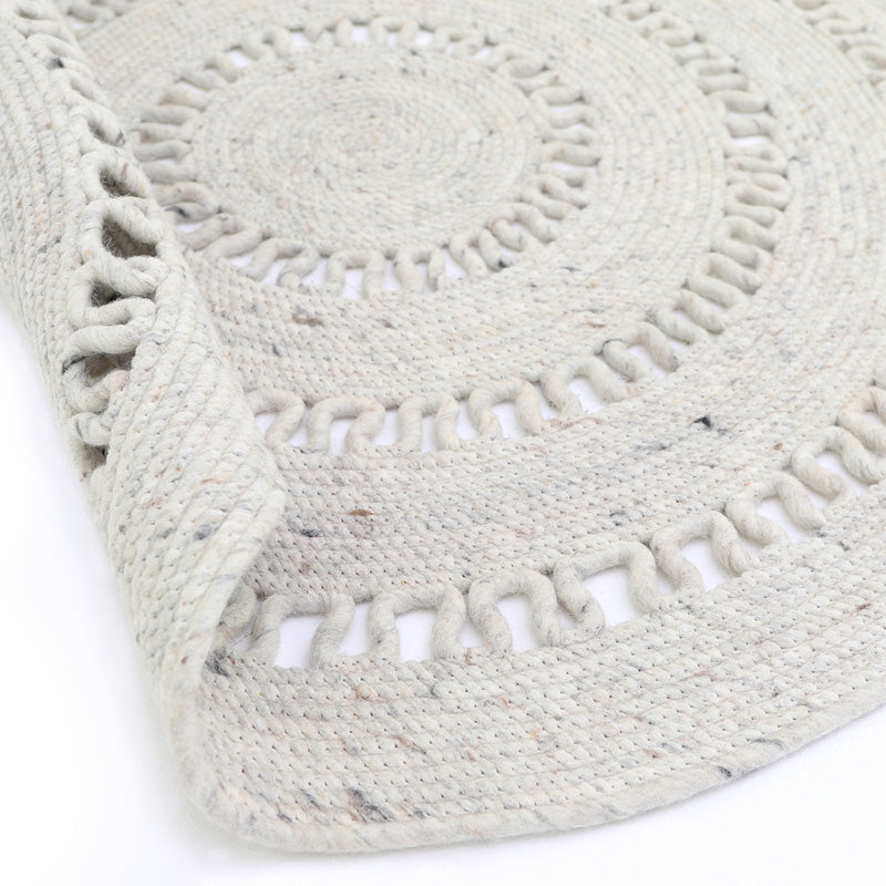 nattiot-bibek-naturel-m-tapis-rond-laine-feutr-e-ajour-e-fait-main image 3