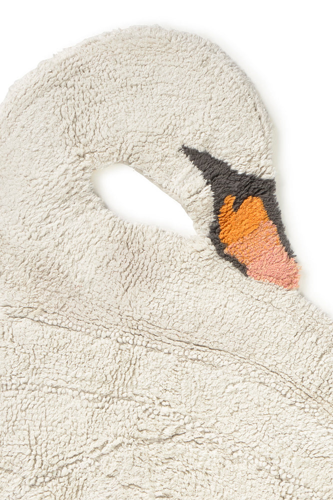 lorena-canals-tapis-lavable-swan-blanc image 7
