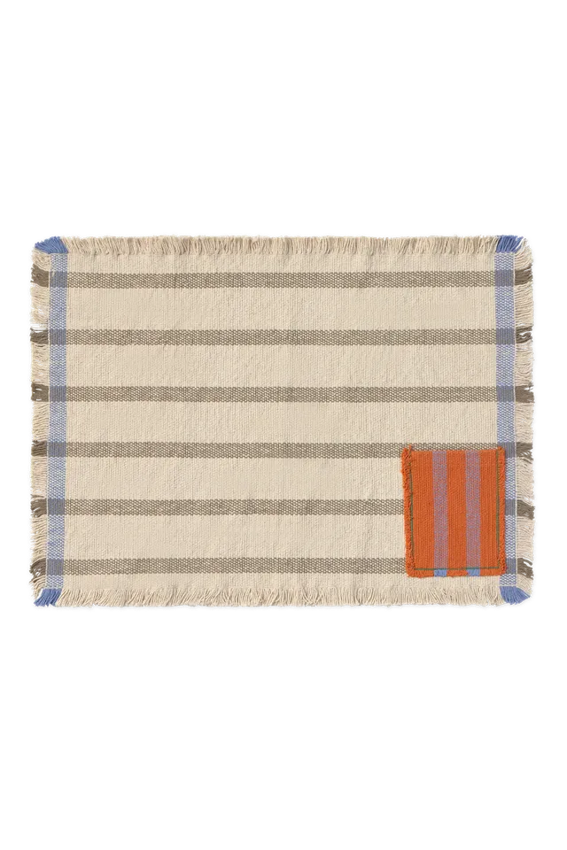 lorena-canals-pack-de-2-sets-de-table-handloom-avec-poche-soil-brown image 1