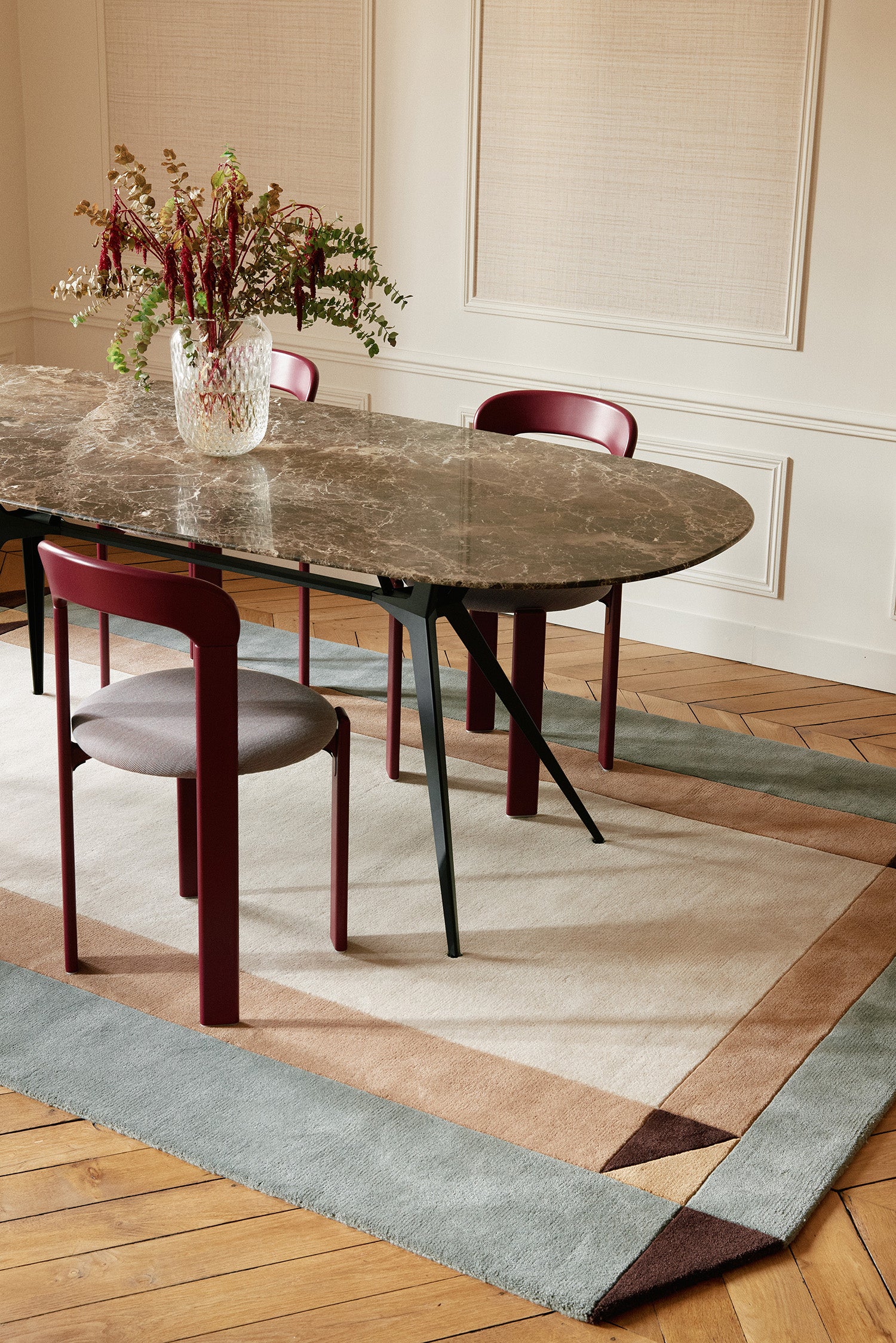 toulemonde-bochart-palatin-tapis-laine-bleu-170x240-200x300-250x350 image 3