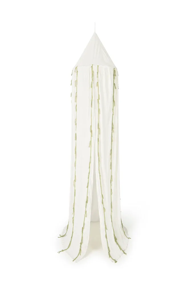 lorena-canals-baldaquin-cr-pe-swan-ivory-ciel-de-lit-enfant image 1