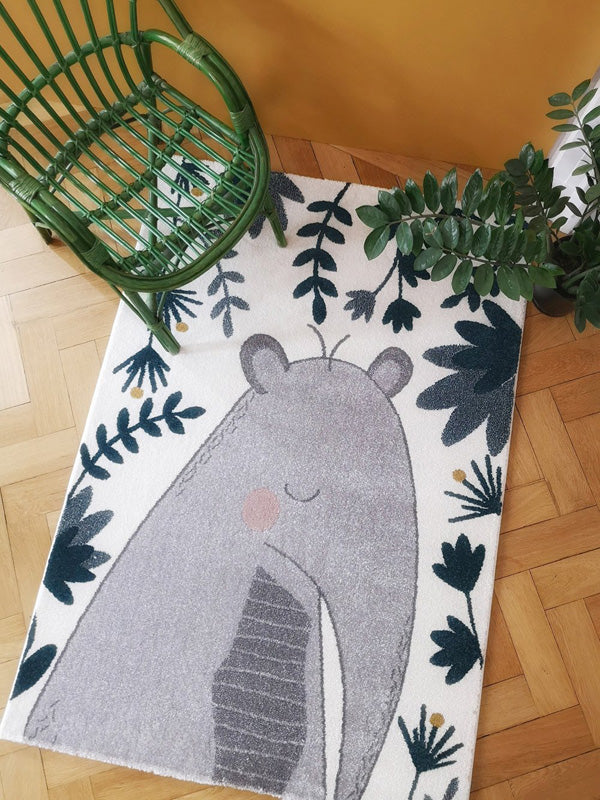 nattiot-boris-tamanoir-tapis-chambre-enfant-animal-polypropyl-ne image 2
