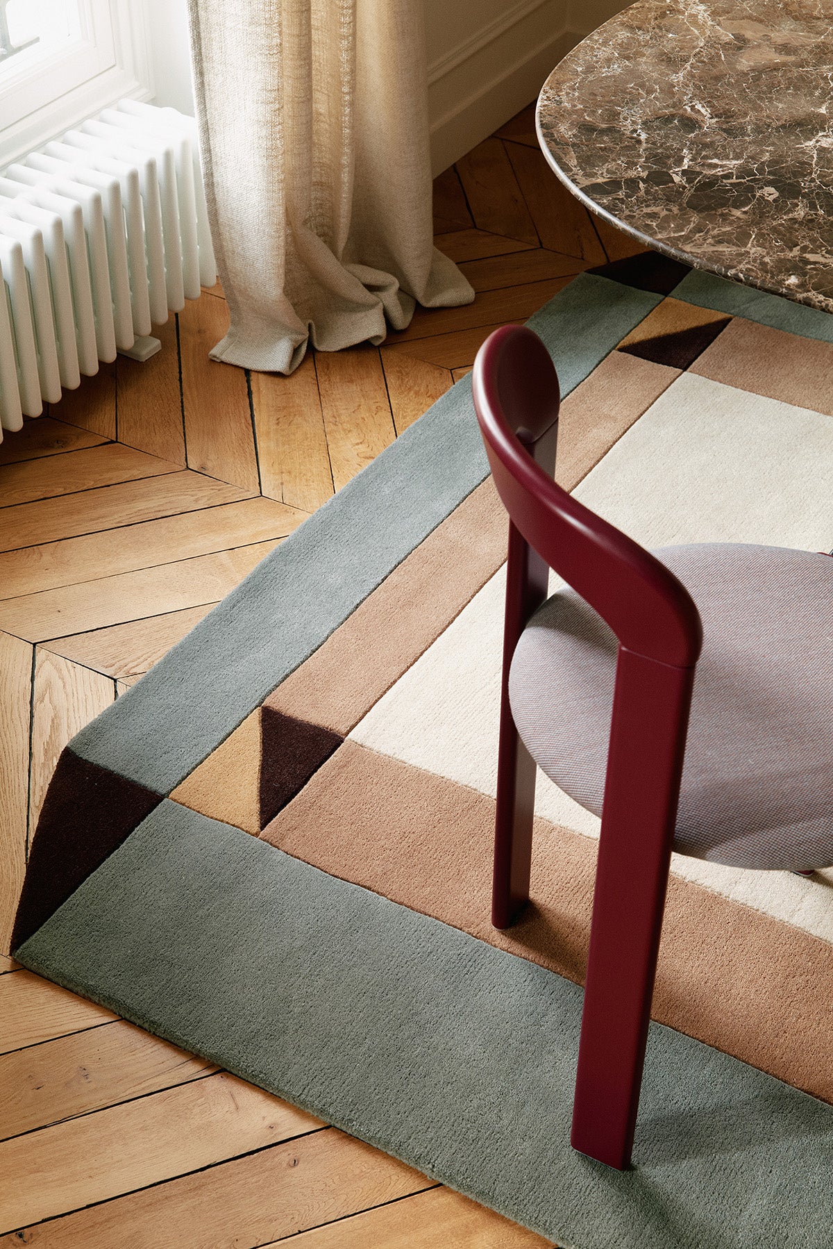 toulemonde-bochart-palatin-tapis-laine-bleu-170x240-200x300-250x350 image 6