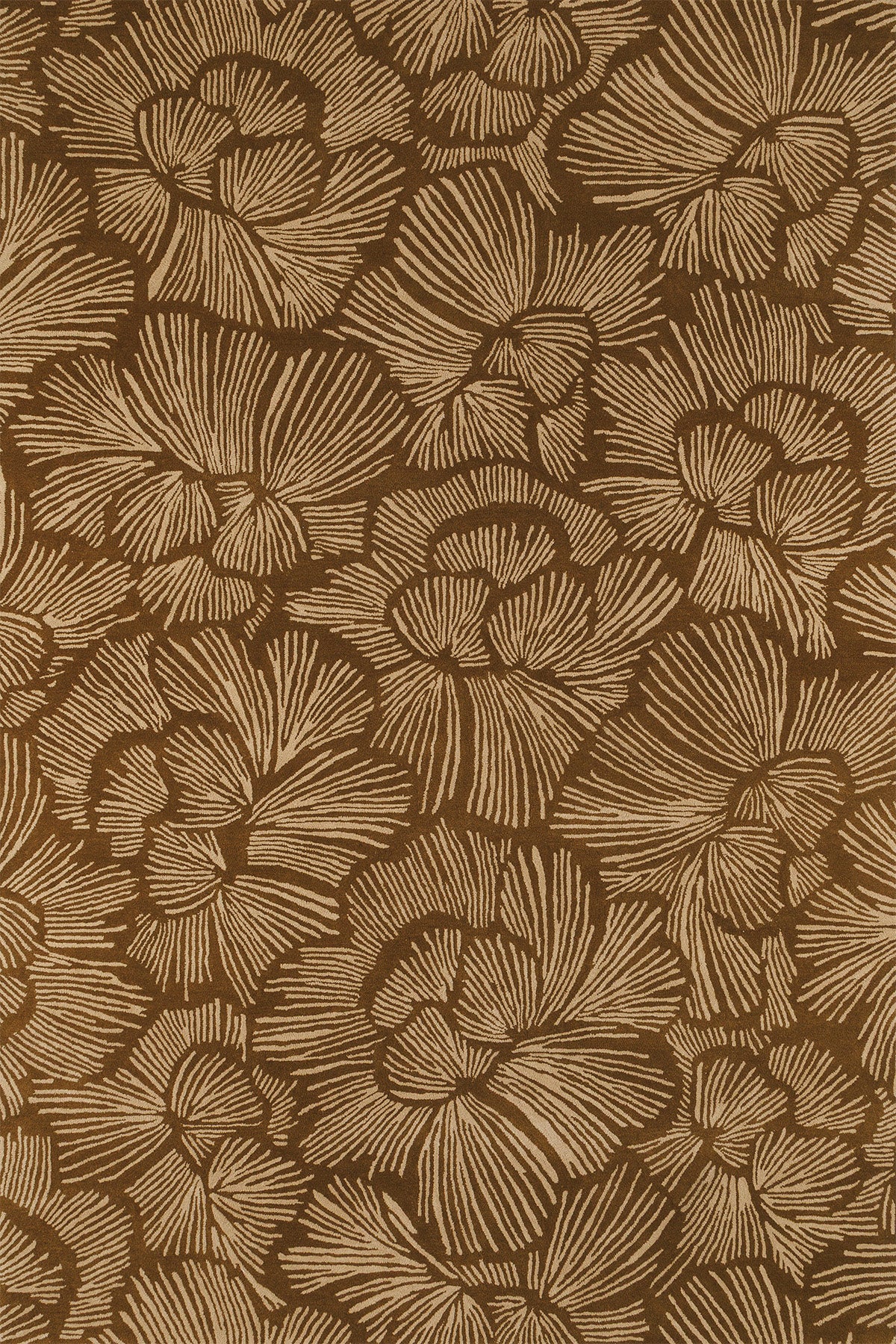 toulemonde-bochart-gala-tapis-vert-floral-laine-170x240-200x300-250x350 image 1