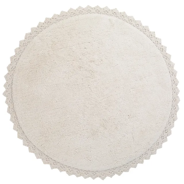 nattiot-perla-ecru-tapis-rond-coton-lavable-finition-crochet image 1