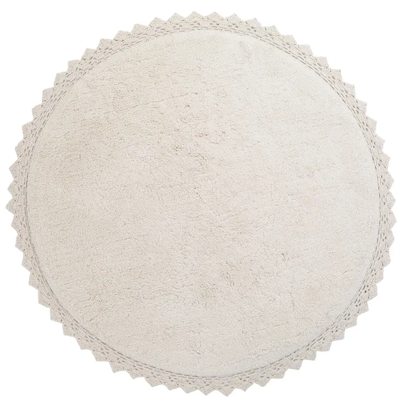 nattiot-perla-ecru-tapis-rond-coton-lavable-finition-crochet image 1
