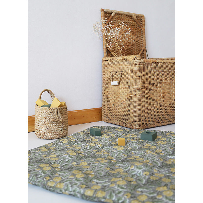 nattiot-fidelia-tapis-de-repos-b-b-coton-imprim-fleurs image 8