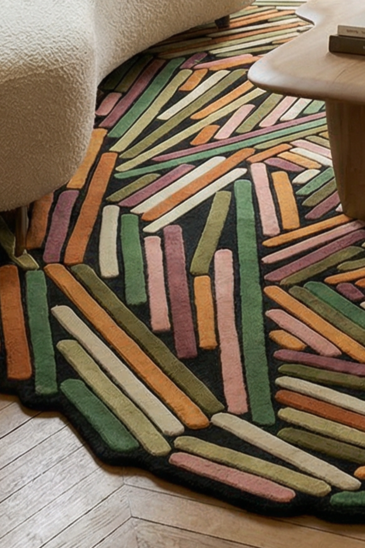 toulemonde-bochart-brindilles-printemps-tapis-multicolore-tuft-main-en-laine image 3
