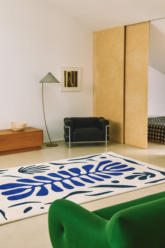 toulemonde-bochart-corail-bleu-tapis-laine-nz-tuft-main-g-raldine-prieur image 4