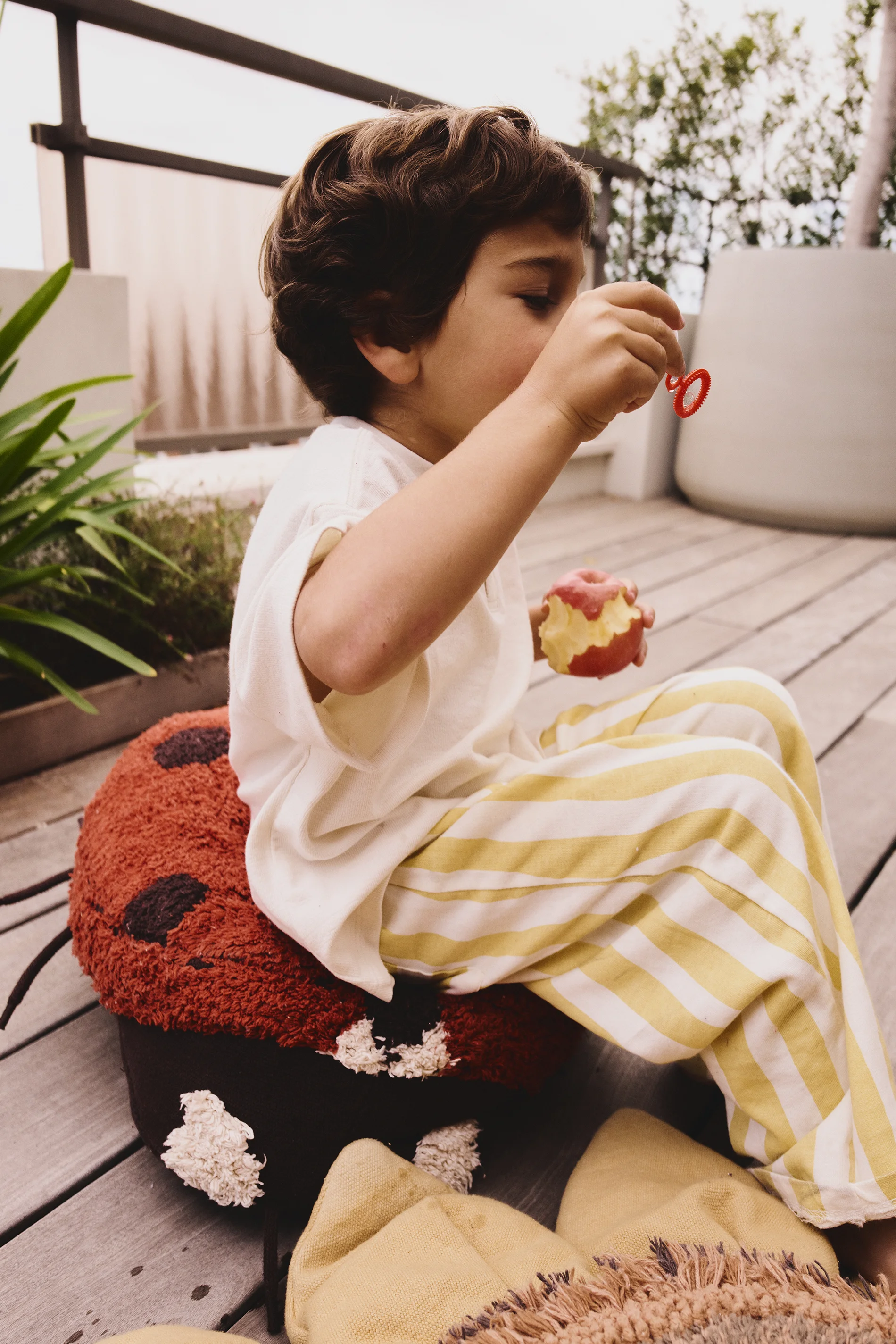 lorena-canals-maria-the-ladybug-coussin-de-sol-coccinelle image 2
