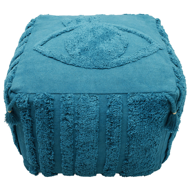 nattiot-siva-saphir-pouf-boh-me-carr-d-houssable-coton image 3