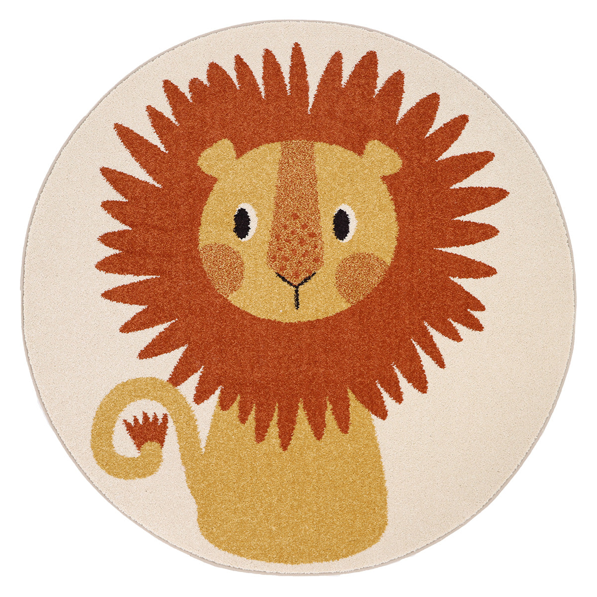 nattiot-tiaggo-tapis-enfant-rond-petit-lion image 1
