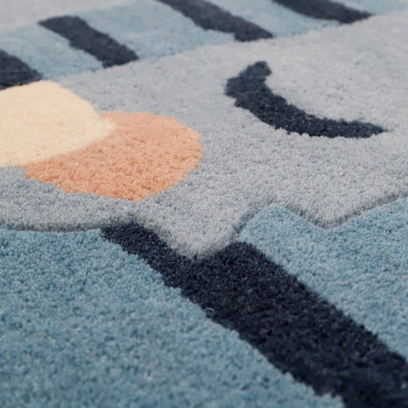 nattiot-blue-tigger-tapis-chambre-enfant-tigre-laine-tuft-main image 3