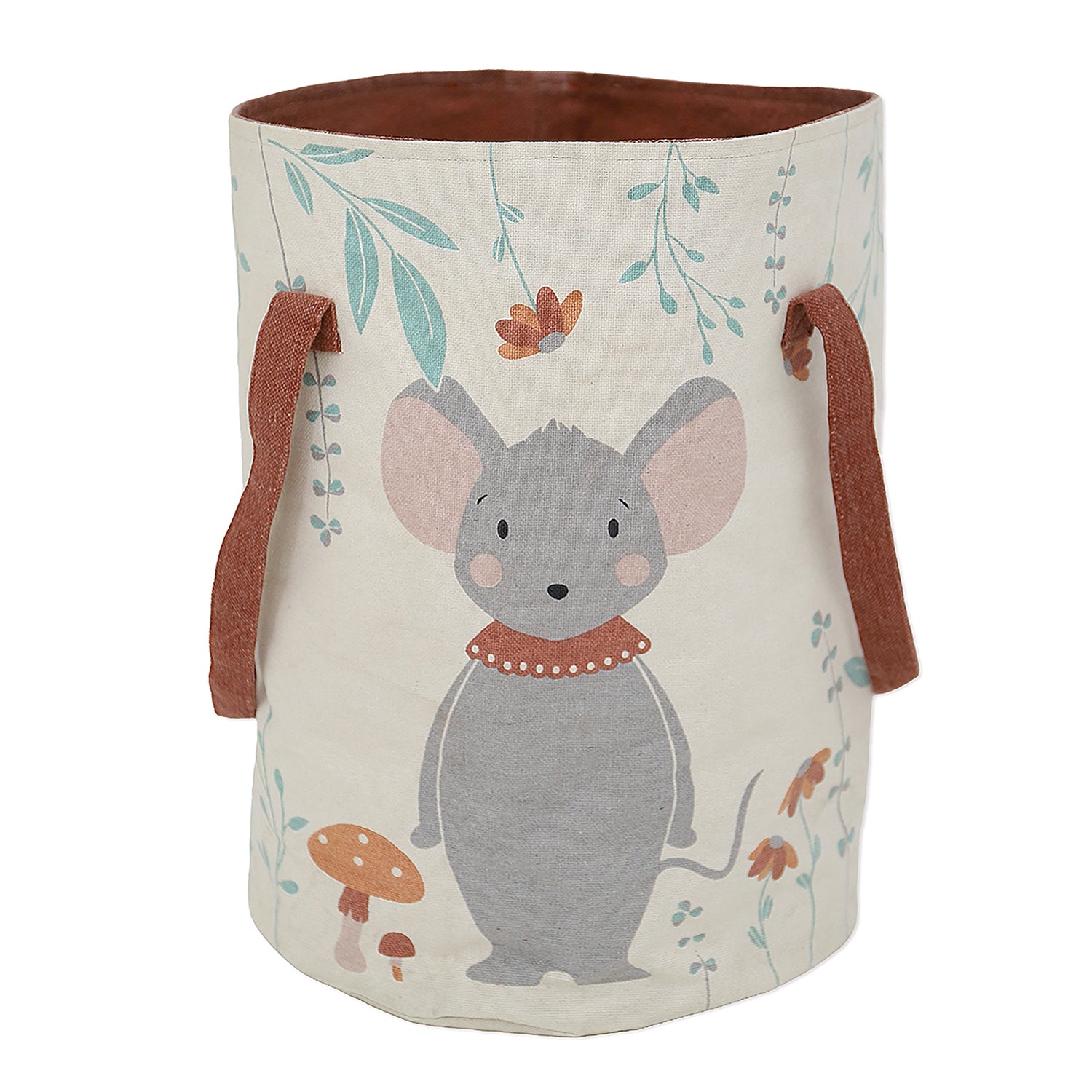 nattiot-poly-panier-de-rangement-chambre-enfant-coton image 1