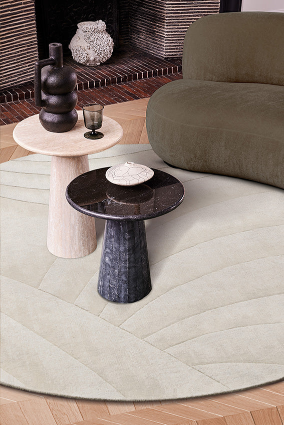toulemonde-bochart-volute-rond-cru-tapis-rond-laine-boucl-e-sculpt image 2