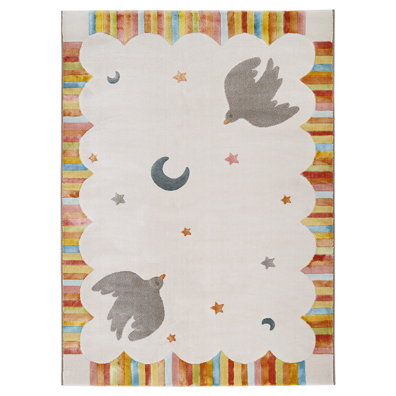 nattiot-dancing-birds-tapis-chambre-enfant-multicolore image 1