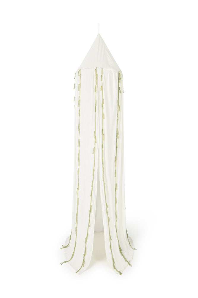 lorena-canals-baldaquin-cr-pe-swan-ivory-ciel-de-lit-enfant image 1