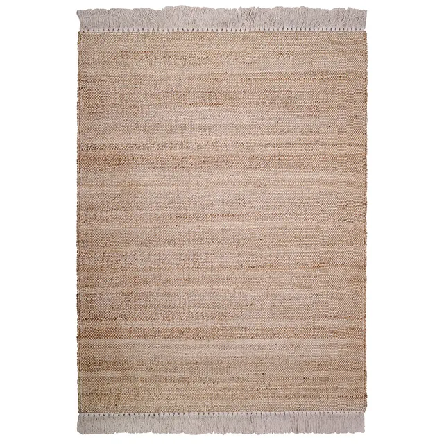 nattiot-lenny-tapis-jute-coton-rectangulaire-naturel image 1