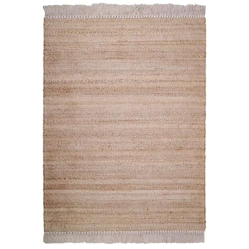 nattiot-lenny-tapis-jute-coton-rectangulaire-naturel image 1