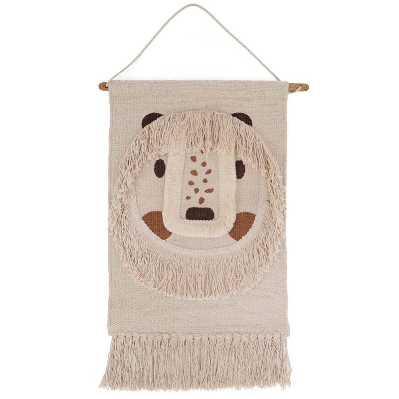 nattiot-leopold-d-co-murale-chambre-enfant-petit-lion-en-coton image 1