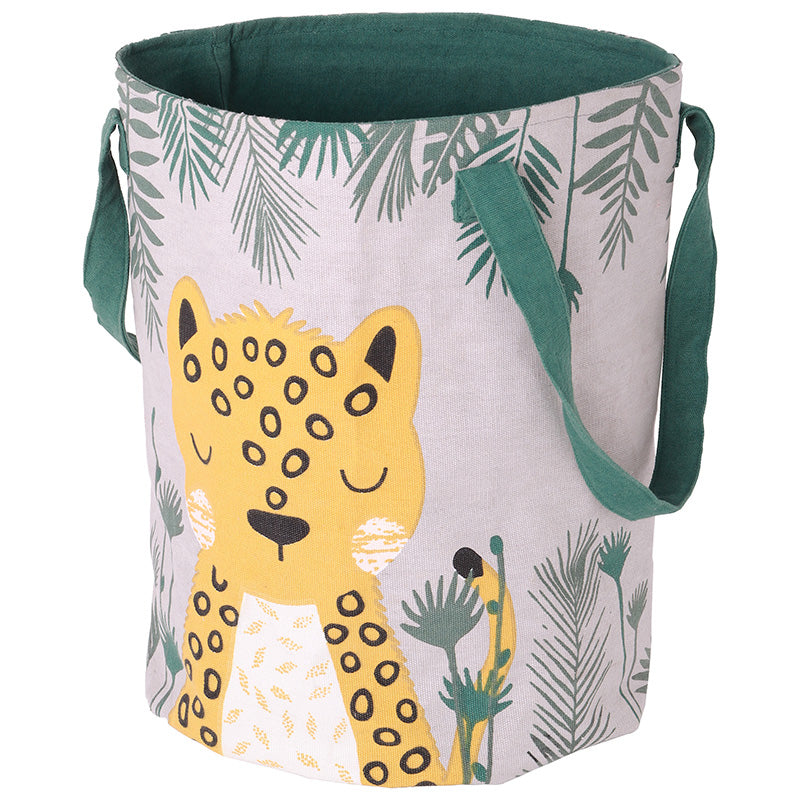 nattiot-s-ren-panier-de-rangement-chambre-enfant-toile-coton image 1