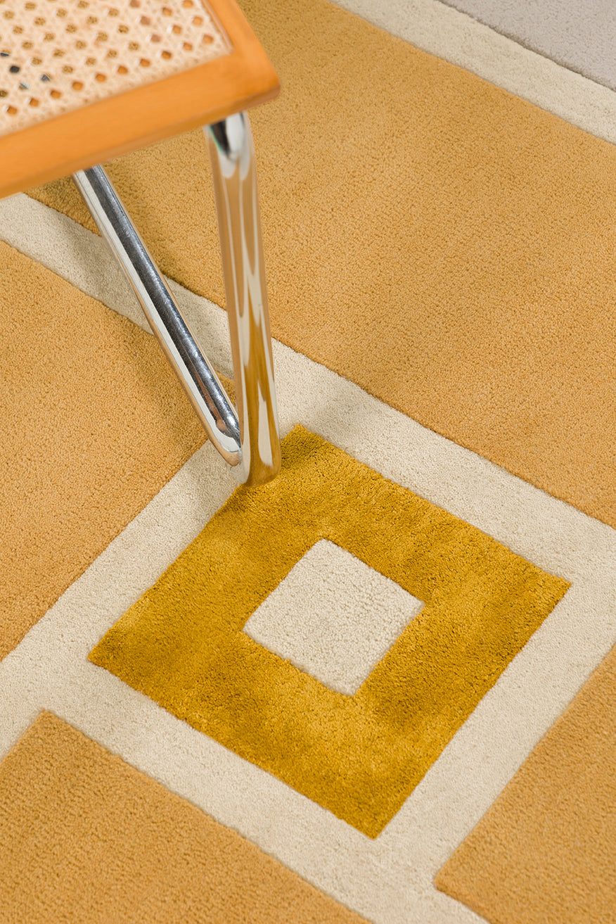 toulemonde-bochart-tapis-vintage-beige-italien-70-s-laine-et-viscose image 2