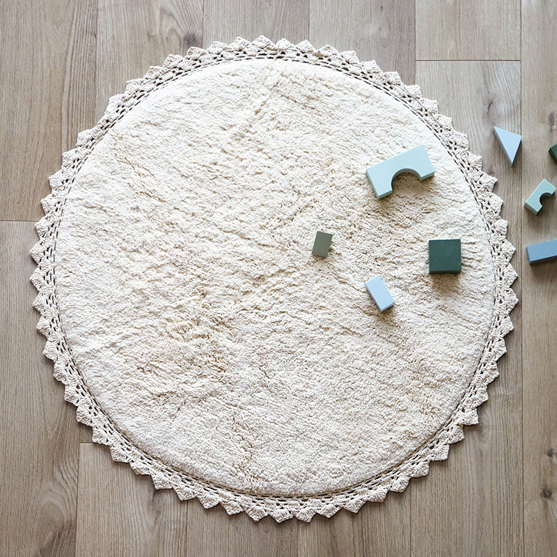 nattiot-perla-ecru-tapis-rond-coton-lavable-finition-crochet image 2