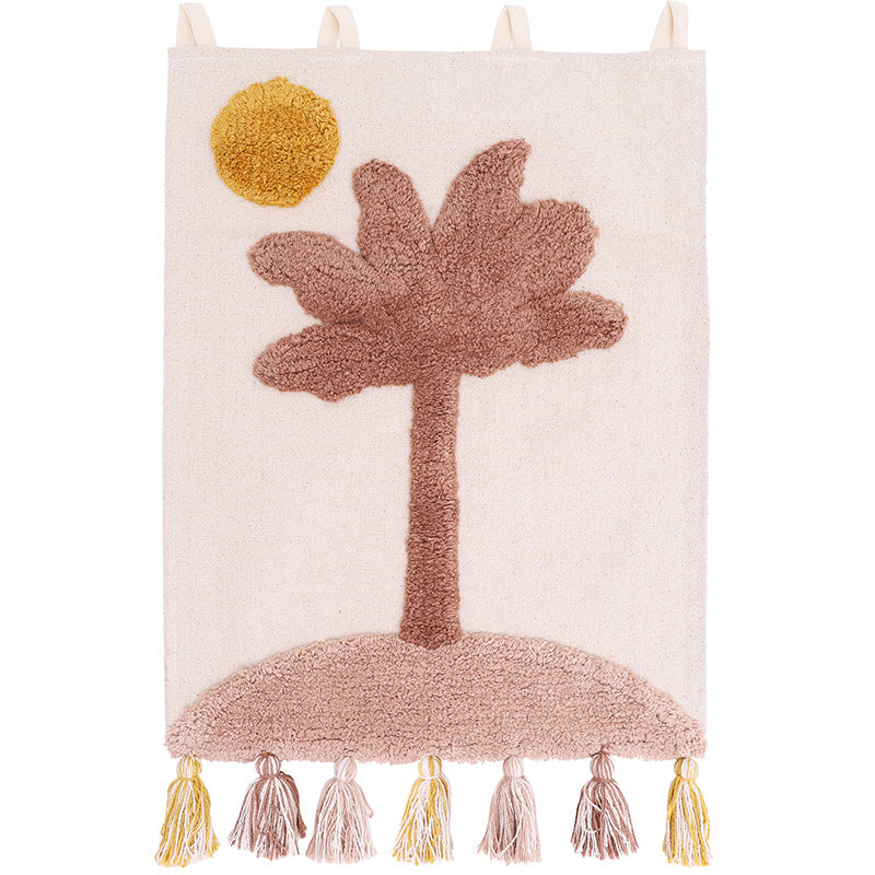 nattiot-little-palm-d-co-murale-enfant-velours-coton-lavable image 1