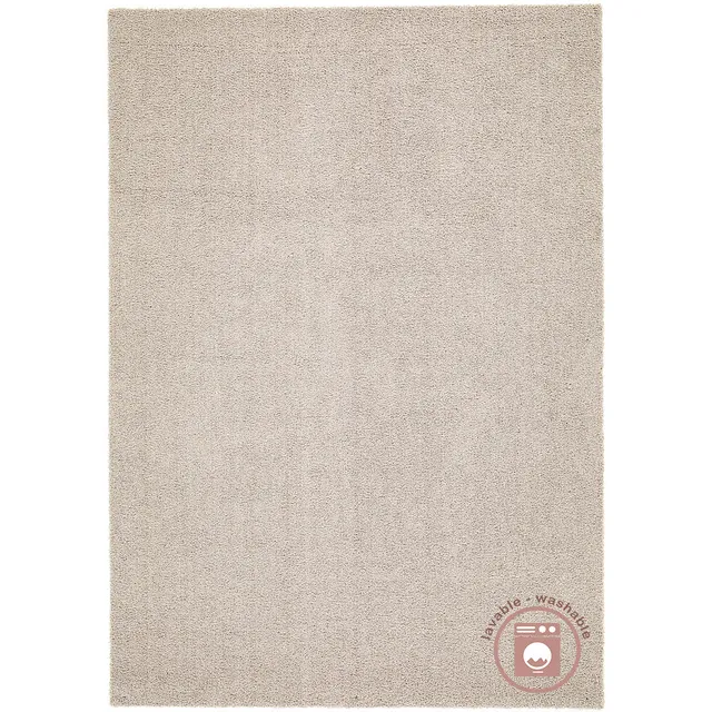 nattiot-etico-cr-me-l-tapis-lavable-uni-rectangulaire image 1