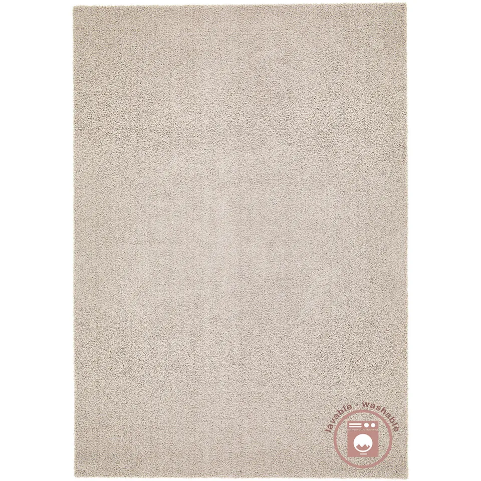 nattiot-etico-cr-me-l-tapis-lavable-uni-rectangulaire image 1