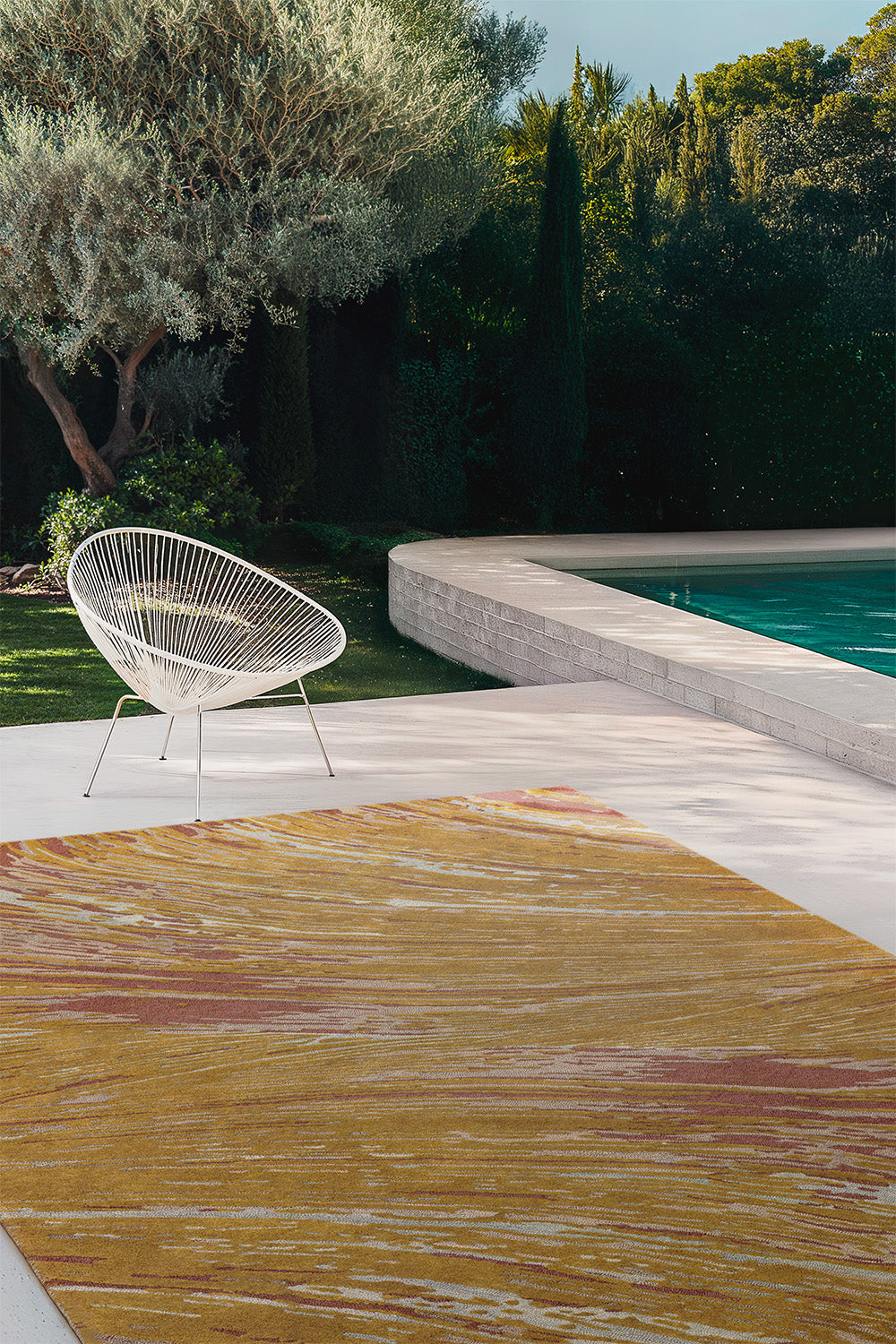 toulemonde-bochart-etna-rouge-brique-tapis-polyester-tuft-main-outdoor image 2