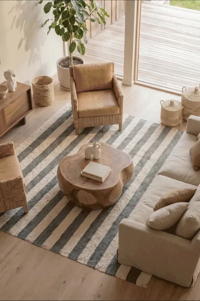lorena-canals-tapis-rayures-sur-mesure-coton-ou-laine image 1