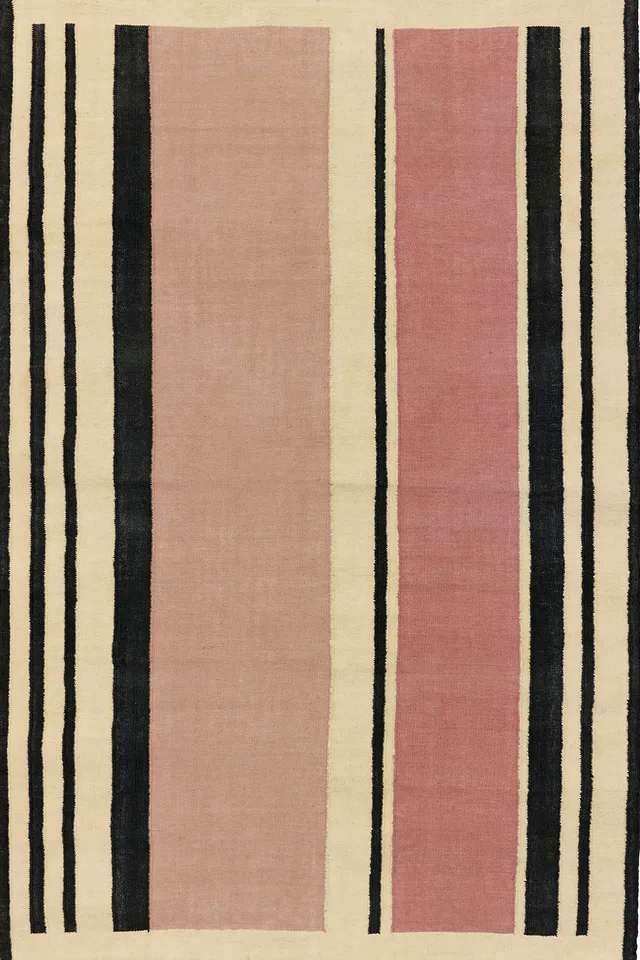 toulemonde-bochart-cefalu-argile-tapis-rose-tiss-main-polyester-indoor-outdoor-1 image 1