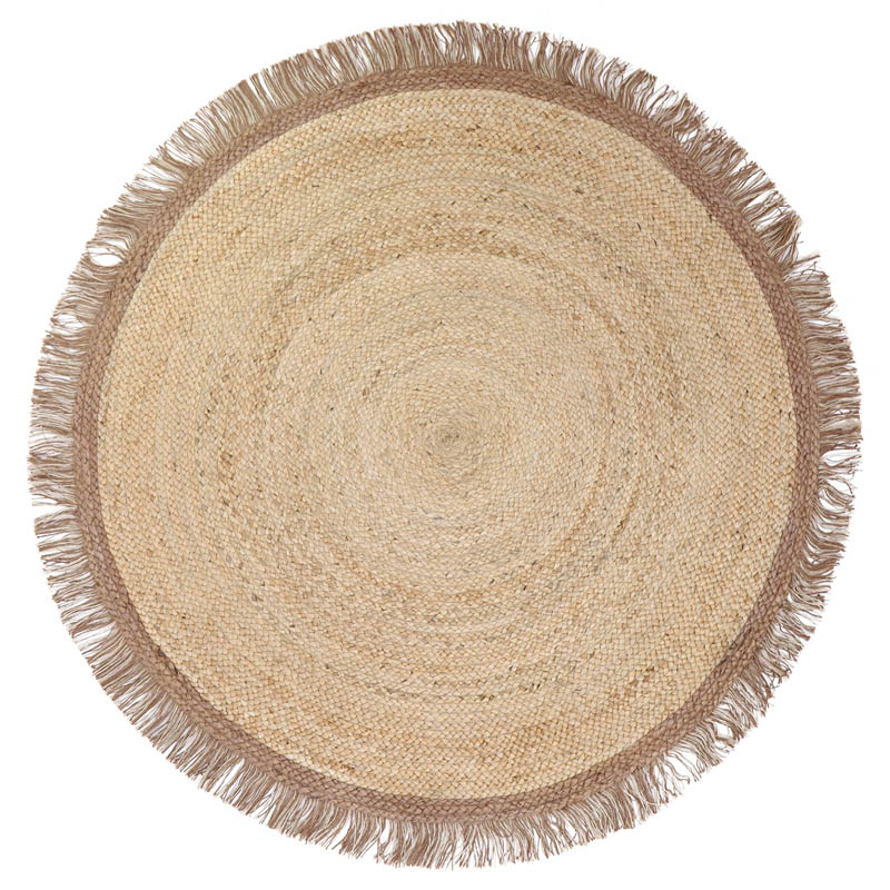 nattiot-thar-tapis-jute-rond-franges image 1